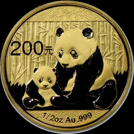 1/2 oz China Panda | Gold | mixed years