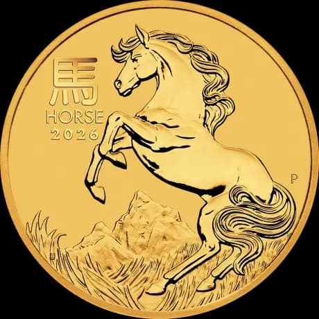1/4 oz Lunar III Horse Gold Coin | 2026