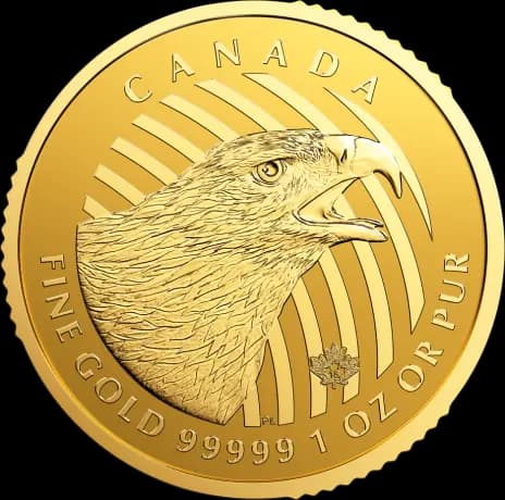 1 oz Call of the Wild "Golden Eagle" .99999 Gold Coin (2018)