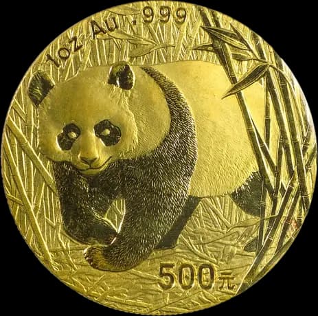 1 oz China Panda Gold Coin | 2002