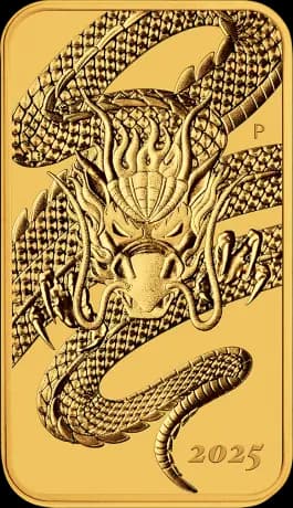 1 oz Dragon Rectangular Gold Coin | 2025