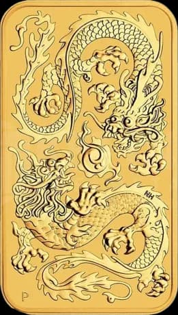 1 oz Dragon Rectangular | Gold | Mixed Years