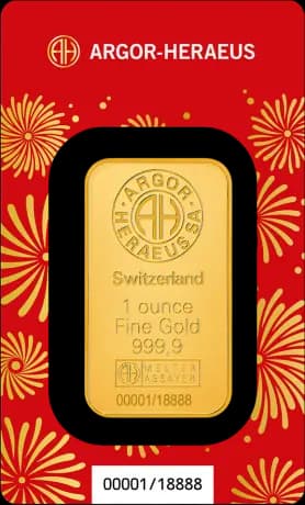 1 oz Gold Bar | Argor-Heraeus | Year Of The Horse | 2026