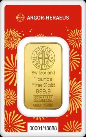 1 oz Gold Bar | Argor-Heraeus | Year Of The Snake | 2025