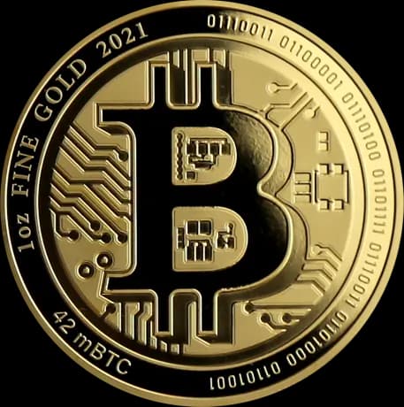 1 oz Gold Bitcoin (2021)