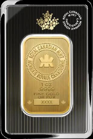 1 oz Wafer Gold Bar | Royal Canadian Mint