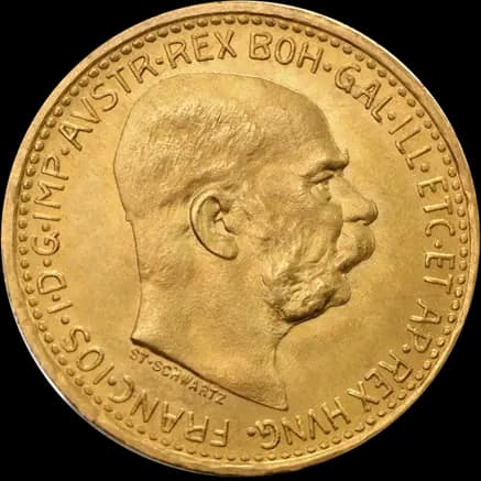 10 Corona Franz-Joseph I Austria Gold Coin (1892-1916)