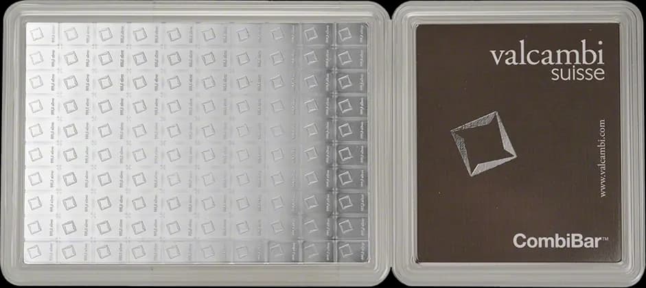 100 x 1g CombiBar® | Silver | Valcambi