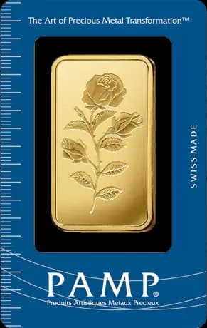 100g Gold Bar | PAMP Rose