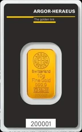 10g Gold Bar | Argor-Heraeus