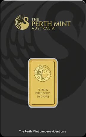 10g Gold Bar | Perth Mint | with Certificate