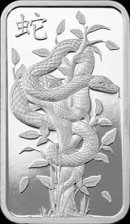 10g Lunar Legends White Snake Silver Bar | PAMP | 2025