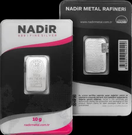 10g Silver Bar | Nadir Metal Rafineri