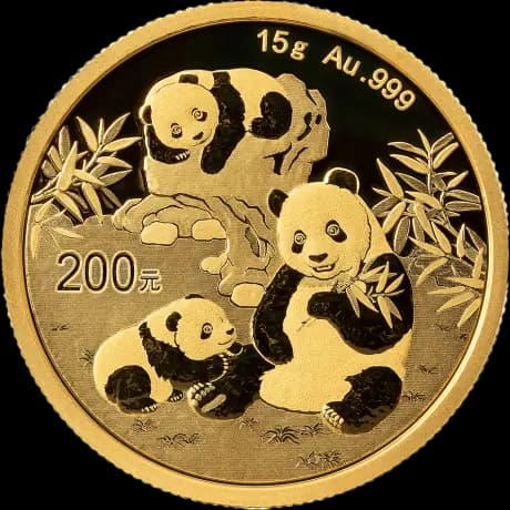 15g China Panda Gold Coin | 2025