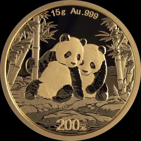 15g China Panda Gold Coin | 2026