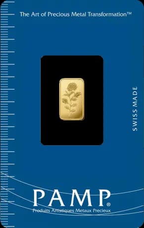 2.5g Gold Bar | PAMP Rose