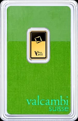 2.5g Gold Bar | Valcambi | Green Gold