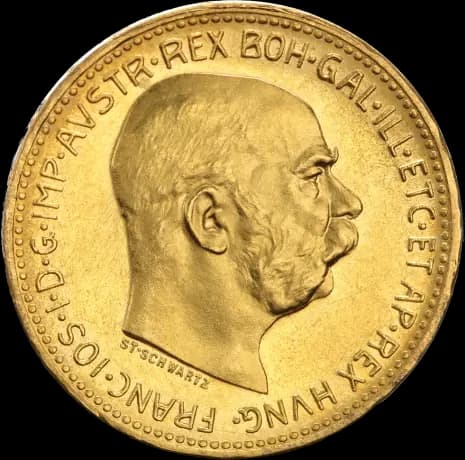 20 Corona Franz-Joseph I Austria New Edition Gold Coin | 1915