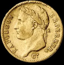 20 French Francs Napoleon Bonaparte | Gold | 1802-1814