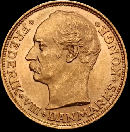 20 Kroner Frederik VIII Denmark | Gold | 1908-1912