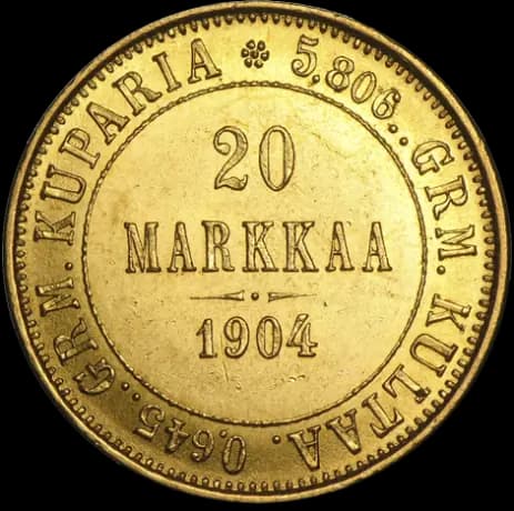 20 Markkaa Finland | Gold | 1860-1913