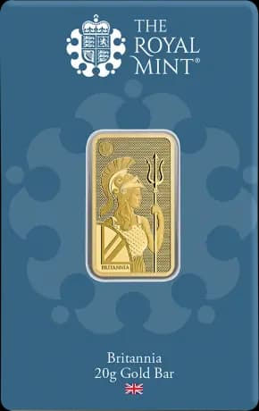 20g Britannia Gold Bar | Royal Mint
