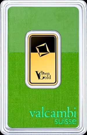 20g Gold Bar | Valcambi | Green Gold