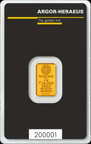 2g Gold Bar | Argor-Heraeus