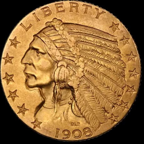 5 Dollar Half Eagle "Indian Head" | Gold | 1908-1929