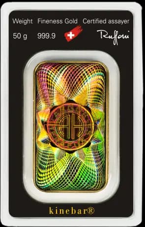 50g Gold Bar | Argor-Heraeus | Kinebar