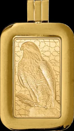 5g Gold Bar | PAMP Fortuna | Arabian Falcon with Frame