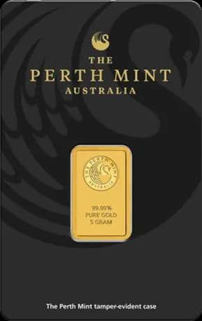 5g Gold Bar | Perth Mint | with Certificate