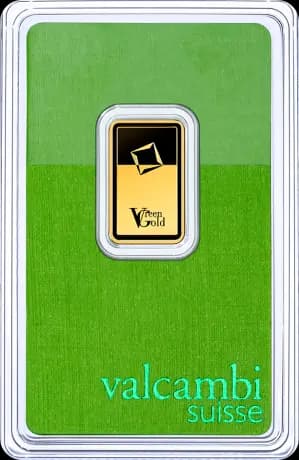 5g Gold Bar | Valcambi | Green Gold