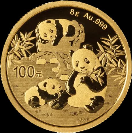 8g China Panda Gold Coin | 2025