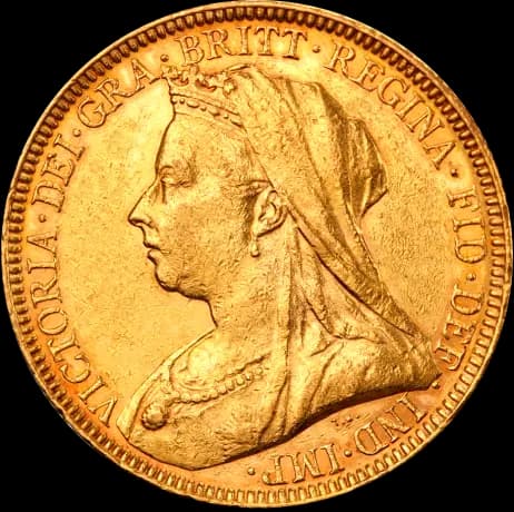 Queen Victoria Old Head Gold Sovereign | 1893-1901