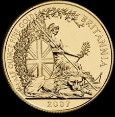 1/2 oz Britannia Gold Coin | Mixed Years