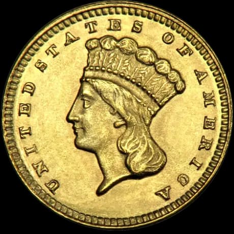 1 Dollar Grand Indian Princess | Gold | 1856-1889