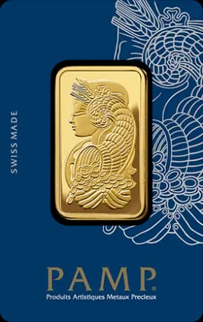 1 oz Gold Bar | PAMP Fortuna