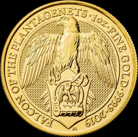 1 oz Queen's Beasts Falcon Gold Coin | 2019