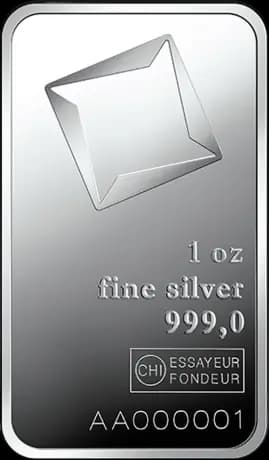 1 oz Silver Bar | Valcambi