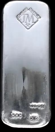 100 oz Silver Bar | Johnson Matthey