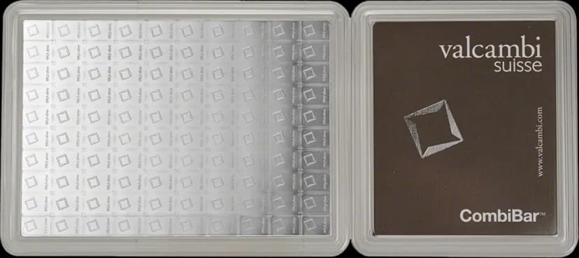 100 x 1g CombiBar® | Silver | Valcambi