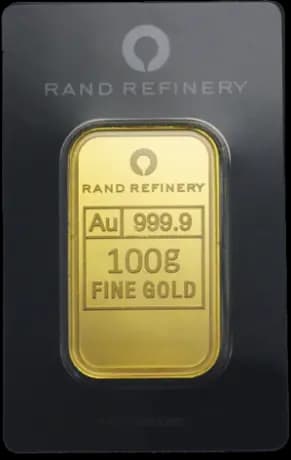 100g Gold Bar | Loxodonta Africana | Rand Refinery