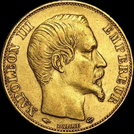 20 French Francs Napoleon III Bonaparte | Gold | Mixed Years
