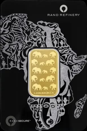 20g Gold Bar | Loxodonta Africana | Rand Refinery