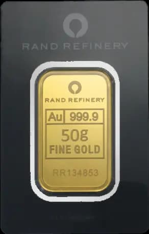 50g Gold Bar | Loxodonta Africana | Rand Refinery